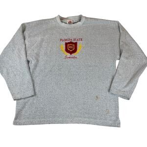 Vintage FSU Florida State Seminoles Sweatshirt Gray